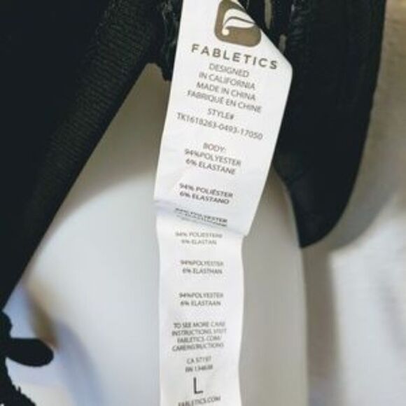 NWOT FABLETICS Carly Mesh Workout Tank Top L - Picture 5 of 9